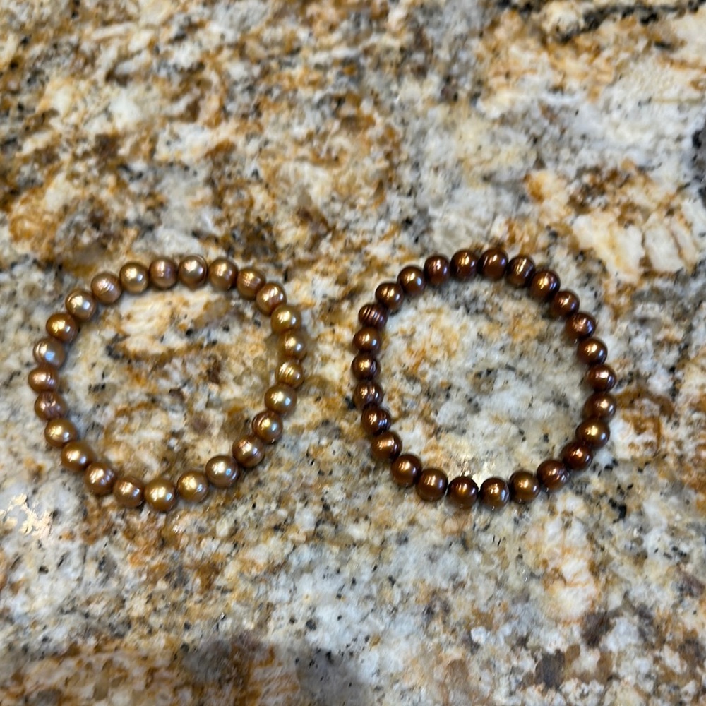 Chic Brown Beaded Bracelets